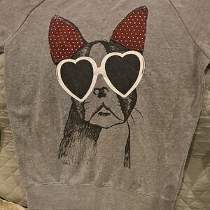 Vans Gray Sweatshirt with Black Label